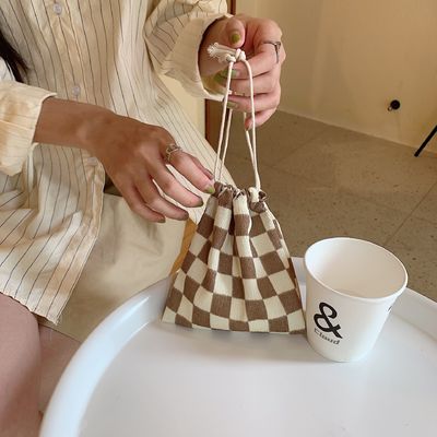 Custom Logo Print Canvas Cotton Jewelry Bag Drawstring Shoe Bag для модного стиля