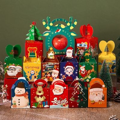 Настраиваемый цвет, размер, логотип, коробка для подарков, упаковка, коробки для рождественских подарков, приемлемые для OEM/ODM
