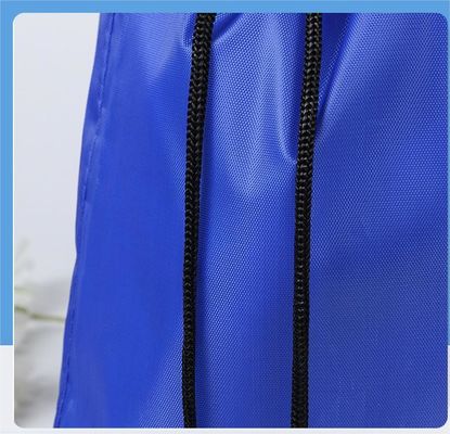 Закрытие струн Custom Logo Nylon Drawstring Bag Rucksack Переработанный водонепроницаемый полиэстер