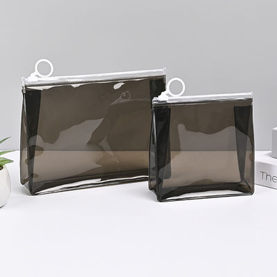 Низкий MOQ ПВХ Custom LOGO Сумка для путешествий Прозрачная Zip Lock Косметическая сумка с индивидуальным логотипом