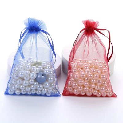 Логотип настраиваемый мягко-крутящийся Organza мешки Малые бутылки для ювелирных упаковок