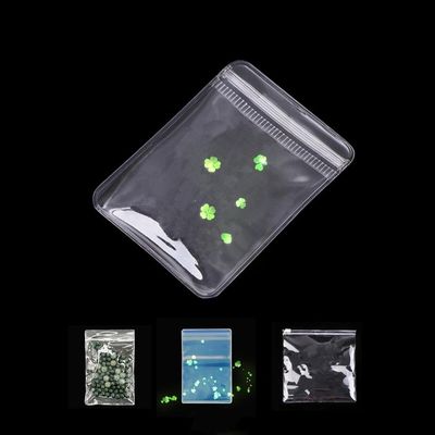 Замок на заказ Zip Jewelry Packaging Bag PVC Clear Mini Zipper Pouch с многоразовым логотипом