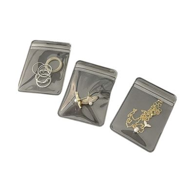 Замок на заказ Zip Jewelry Packaging Bag PVC Clear Mini Zipper Pouch с многоразовым логотипом