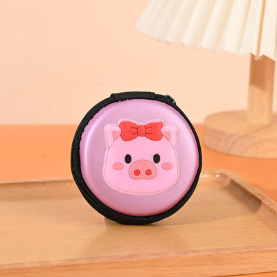 Шаблон Тип другие Круглое 2d 3d Монета Usb Линии Наушники ПВК Эва Организатор Сумки