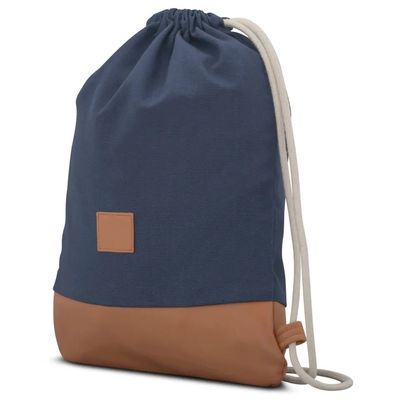 Custom Logo Soft-loop Cotton Cloth Drawstring Bag для занятий спортом и активных занятий на свежем воздухе