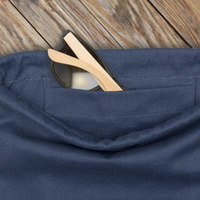 Custom Logo Soft-loop Cotton Cloth Drawstring Bag для занятий спортом и активных занятий на свежем воздухе