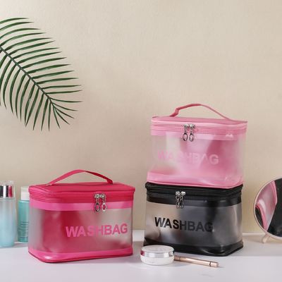 Custom Logo PVC Clear Makeup Bag для туалетных принадлежностей для путешествий и косметической организации
