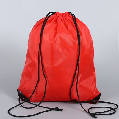 Средний размер Custom Printing Logo 210D Basketball Drawstring Nylon Bag для спортивных обуви