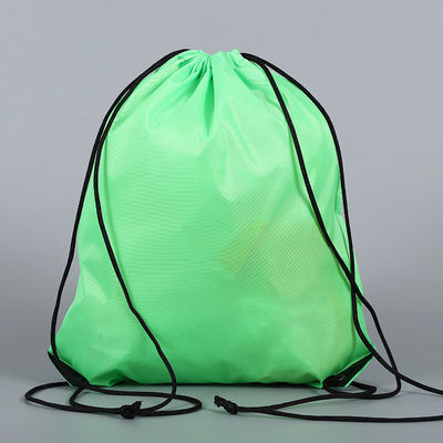 Средний размер Custom Printing Logo 210D Basketball Drawstring Nylon Bag для спортивных обуви