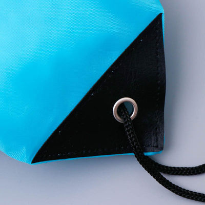 Средний размер Custom Printing Logo 210D Basketball Drawstring Nylon Bag для спортивных обуви