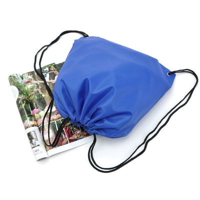 Средний размер Custom Printing Logo 210D Basketball Drawstring Nylon Bag для спортивных обуви