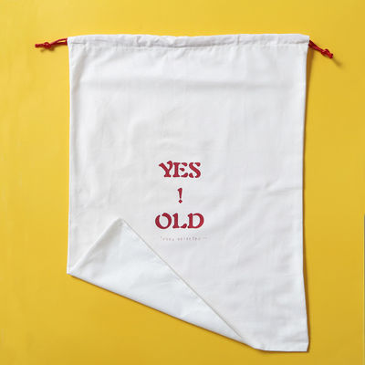Custom Logo Print Canvas Cotton Drawstring Shoe Bag для хранения подарков Средний размер 30-50 см