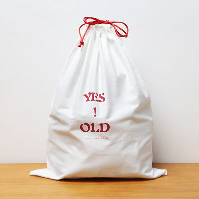 Custom Logo Print Canvas Cotton Drawstring Shoe Bag для хранения подарков Средний размер 30-50 см