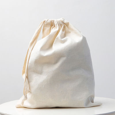 Custom Logo Print Canvas Cotton Drawstring Shoe Bag для хранения подарков Средний размер 30-50 см