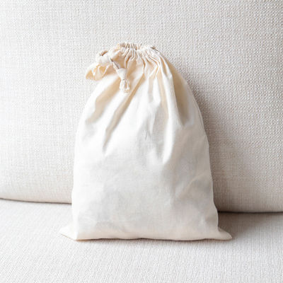 Custom Logo Print Canvas Cotton Drawstring Shoe Bag для хранения подарков Средний размер 30-50 см
