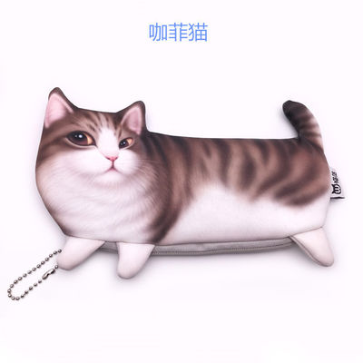 Короткий мультфильм 3D кошачий кошелек 2022 Милый животный монетный кошелек для детей