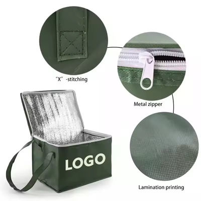 Custom Logo Soft-loop Cooler Bag для изолированных зеленых продуктов питания пикник пиво и многое другое