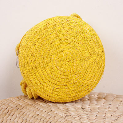 Unisex Retro Trend Beach Bag Ручная сумочка из тканей соломы для большой вместимости