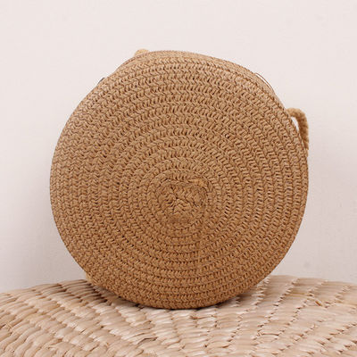 Unisex Retro Trend Beach Bag Ручная сумочка из тканей соломы для большой вместимости