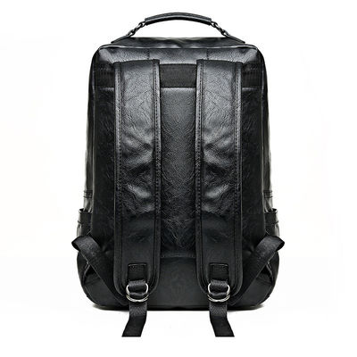 Приемлемый OEM/ODM PU кожаный мужской ноутбук рюкзак с внутренним компьютерным межслоем