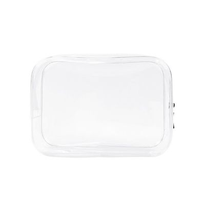 PVC Zipper Toiletry Cosmetic Bag Custom Size Logo Clear Makeup Bag For Women Модный стиль