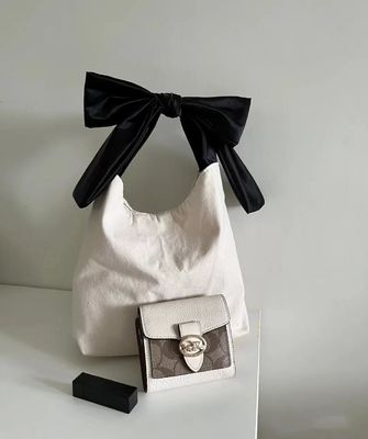 Polyester Lining Eco-Friendly Recycled Black Handle Custom Logo Printed Shopping Tote Bag - полиэстерная оболочка экологически чистый переработанный черный ручок