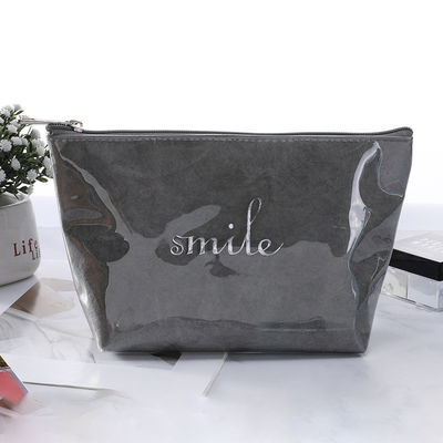 Custom Logo Print Zipper Storage Bag Luxury Commercial Dupont Toiletry Bag для повседневных пользователей