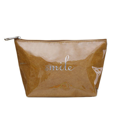 Custom Logo Print Zipper Storage Bag Luxury Commercial Dupont Toiletry Bag для повседневных пользователей