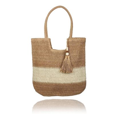 Летняя сумка с соломинкой Raffia OEM/ODM Приемлемая для модных дам