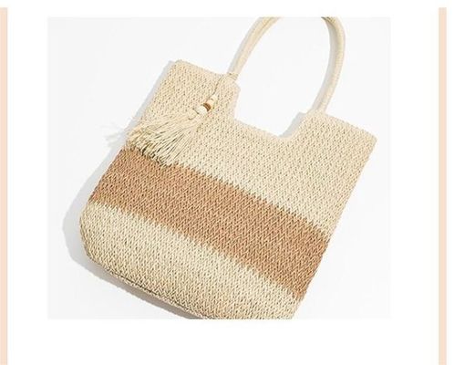 Летняя сумка с соломинкой Raffia OEM/ODM Приемлемая для модных дам