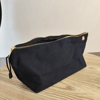 OEM/ODM Приемлемый логотип Custom Printed Canvas Zipper Makeup Bag для хранения карандаша и монеты