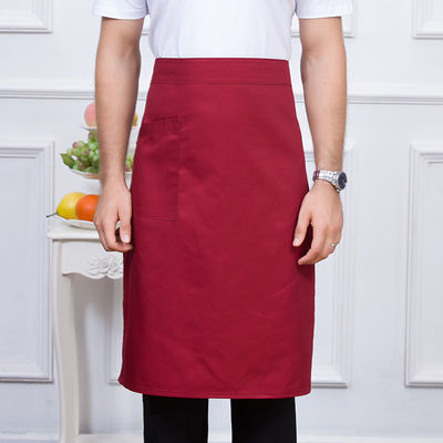 Custom Logo Printed Adjustable Belt Half Waist Apron for Daily Life in Linen Material (Настроенный логотип с напечатанным регулируемым поясом, полупоясной фартук для повседневной жизни в льнаном материале)