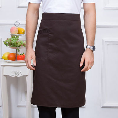 Custom Logo Printed Adjustable Belt Half Waist Apron for Daily Life in Linen Material (Настроенный логотип с напечатанным регулируемым поясом, полупоясной фартук для повседневной жизни в льнаном материале)