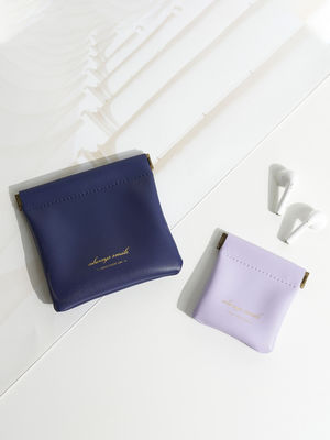 Custom Logo Print Small PU Leather Storage Bag with Letter Pattern and Customized Logo Маленький кожаный полиэтиленовый пакетик для хранения с рисунком букв и персонализированным логотипом