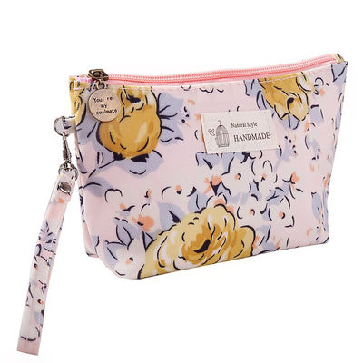 Цветочный принтер Zipper Pouch Милый цветочный макияж для организации красоты