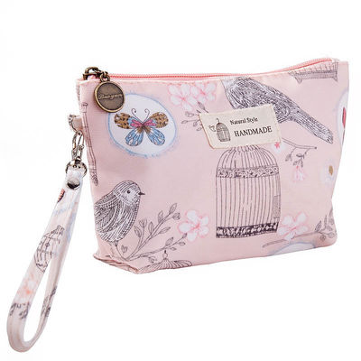 Цветочный принтер Zipper Pouch Милый цветочный макияж для организации красоты