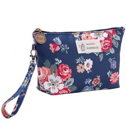 Цветочный принтер Zipper Pouch Милый цветочный макияж для организации красоты