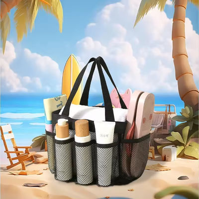 Летний меш Beach Tote Bag с несколькими карманами и индивидуальным цветом