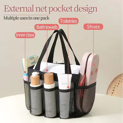 Летний меш Beach Tote Bag с несколькими карманами и индивидуальным цветом