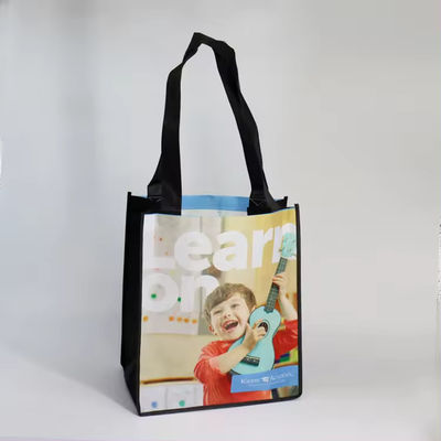 Напечатанный по заказу логотип многоразовые нетканые пакеты для продажи продуктов питания