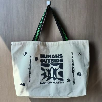 Новейший модный печатный укладчик ручной работы пустой хлопковый холст с логотипом
