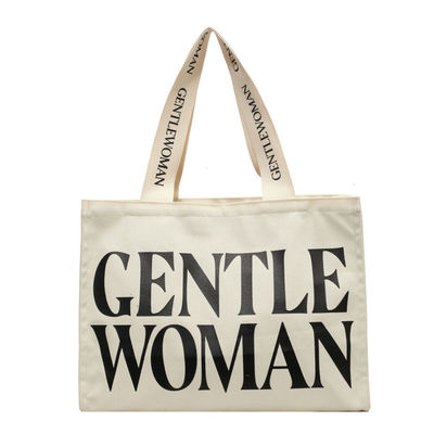 OEM/ODM Приемлемый натуральный хлопок тяжелый рабочий холст Tote Bag с карманом и молниеносной ручкой