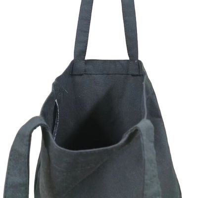 OEM/ODM Приемлемо Custom Logo Canvas Tote Bag Eco Organic Cotton Beach Shoulder Shopping Bag (Оригинальный логотип)