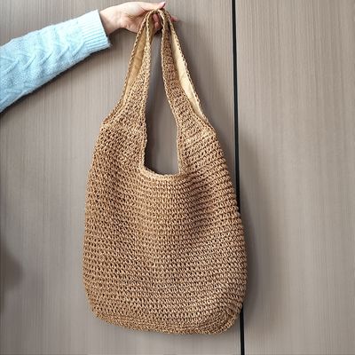 Ручной стиль на заказ Raffia соломенный тканевый сумка Tote роскошный модный пляжный сумка для отдыха