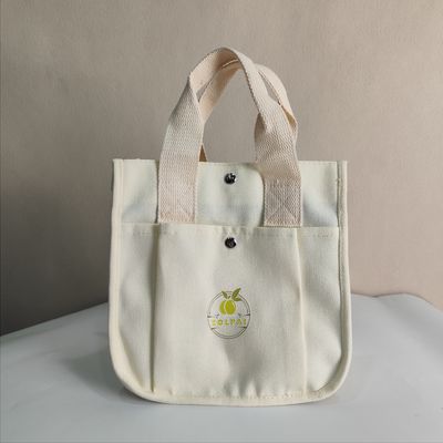Custom Logo Print Crossbody Canvas Bag Mini Tote Shopping Bag Ручная сумочка с большой вместимостью