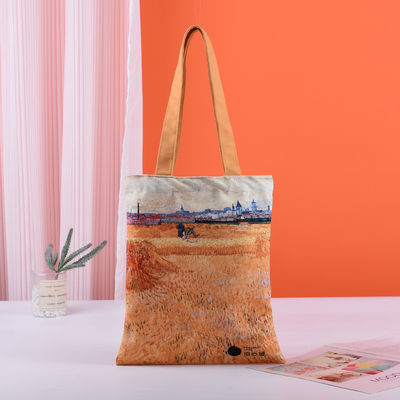 Сублимационные сумки для тортов Custom Logo Printed for Reusable Large Capacity Canvas Bag