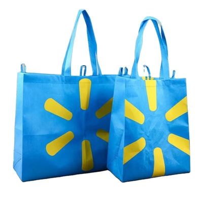 Покупки тканей RPET Tote Bag с настраиваемым логотипом и экологически чистым материалом