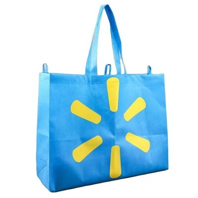 Покупки тканей RPET Tote Bag с настраиваемым логотипом и экологически чистым материалом