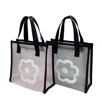 Мультфильмовый шаблон многоразового использования Eco Mini Tote Bag Custom Printed Polyester Nylon Mesh Shopping