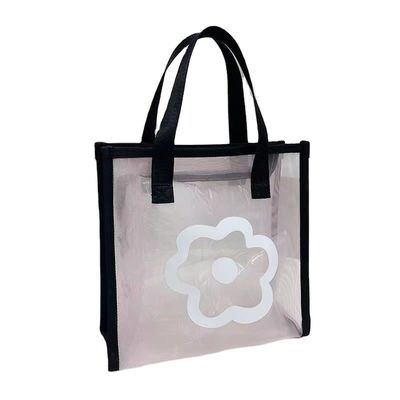 Мультфильмовый шаблон многоразового использования Eco Mini Tote Bag Custom Printed Polyester Nylon Mesh Shopping